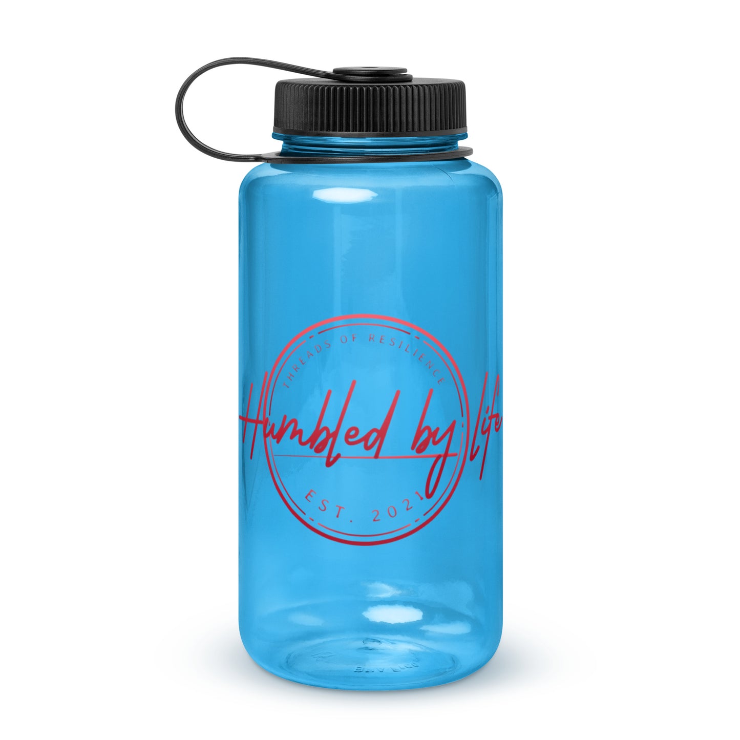 Wide mouth plastic water bottle